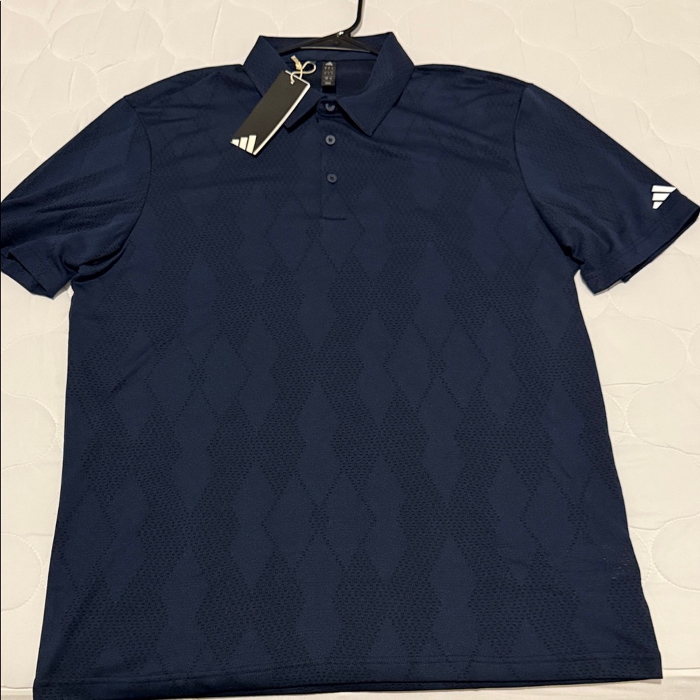 Adidas Men's Navy Polo Shirt
